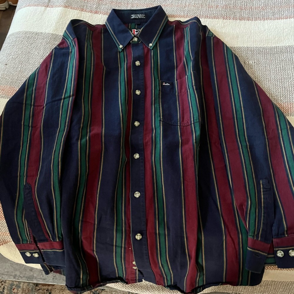 Justin Boots heavyweight shirt